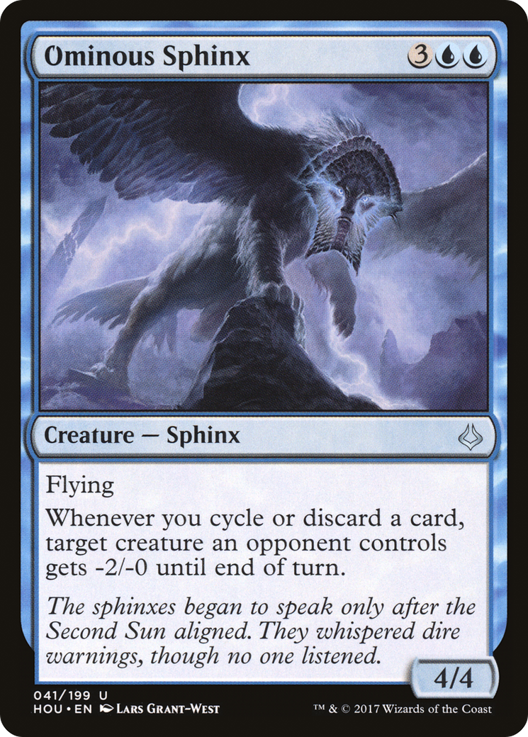 Ominous Sphinx Card Image