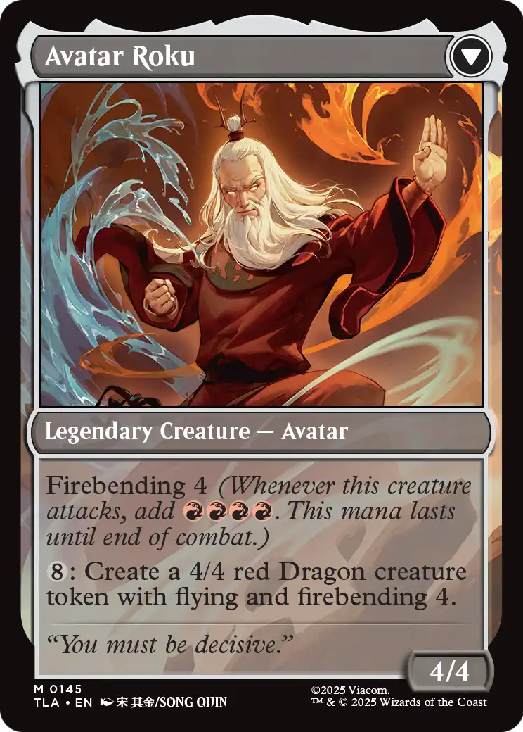 Avatar Roku Magic: The Gathering card