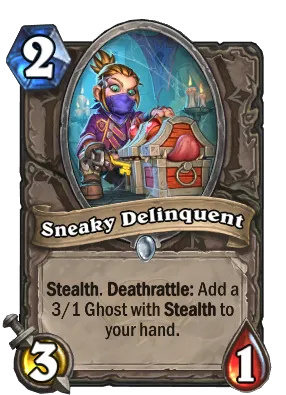 Sneaky Delinquent Card Image