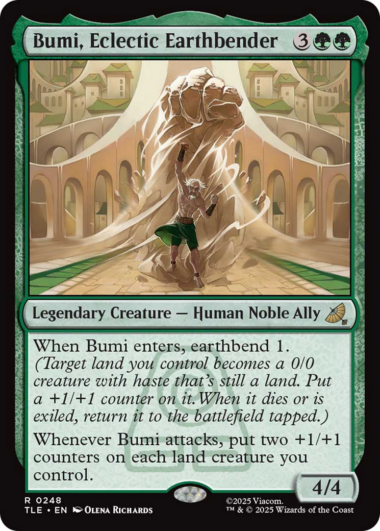 Bumi, Eclectic Earthbender Card Image