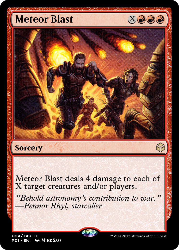 Meteor Blast Card Image