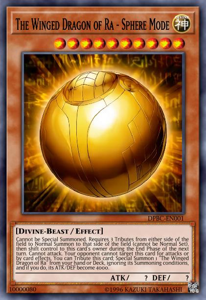 The Winged Dragon of Ra - Sphere Mode Card Image