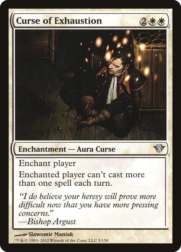 Curse of Exhaustion Card Image