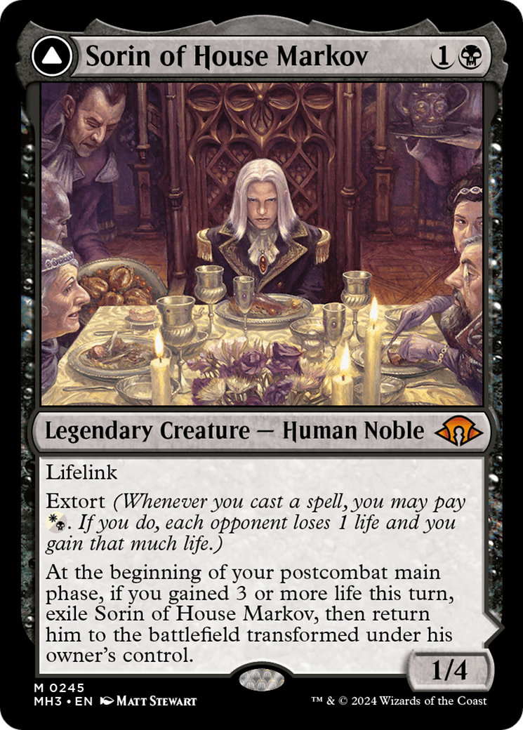 Sorin of House Markov // Sorin, Ravenous Neonate Card Image