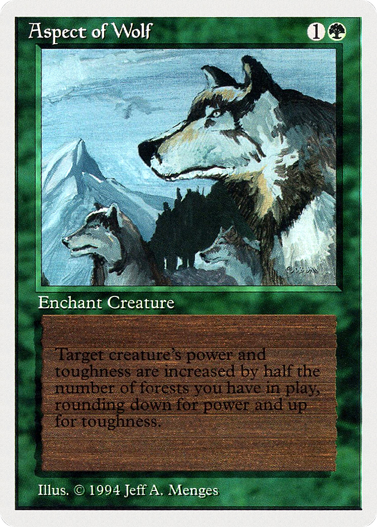 Aspect of Wolf Card Image