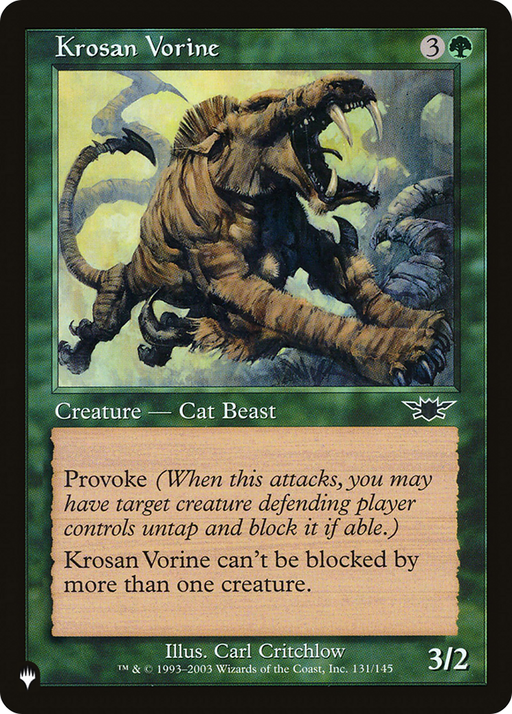 Krosan Vorine Card Image