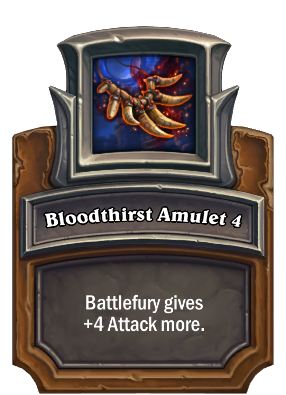 Bloodthirst Amulet {0} Card Image