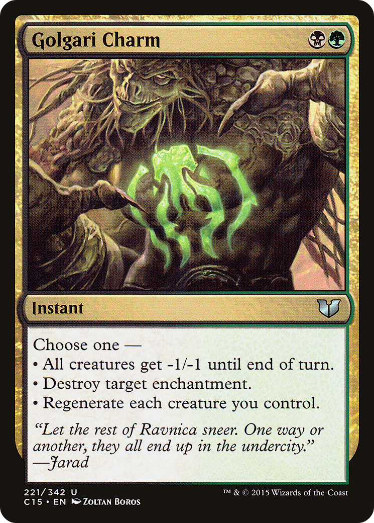 Golgari Charm Card Image