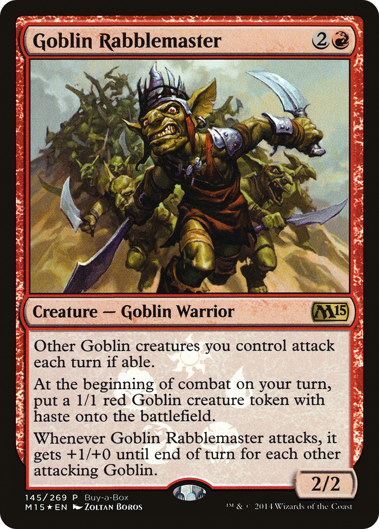 Goblin Rabblemaster Card Image