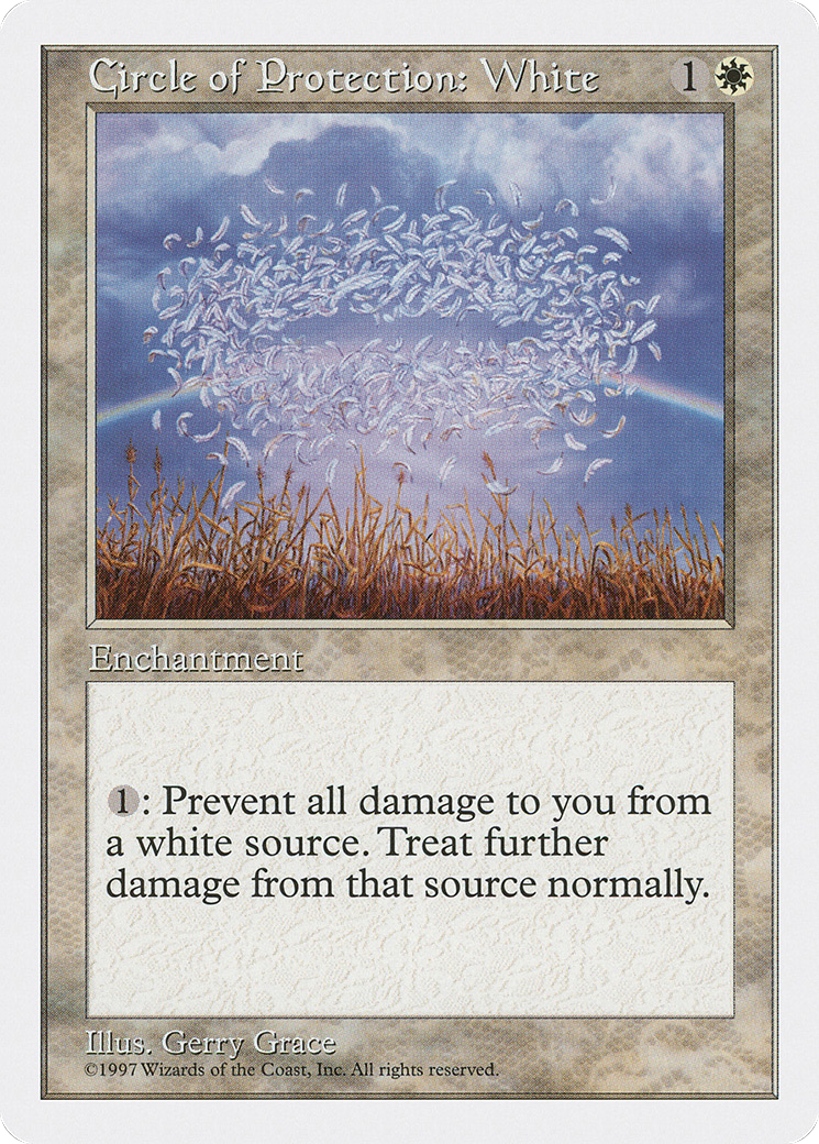 Circle of Protection: White Card Image