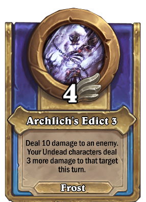 Archlich's Edict 3 Card Image