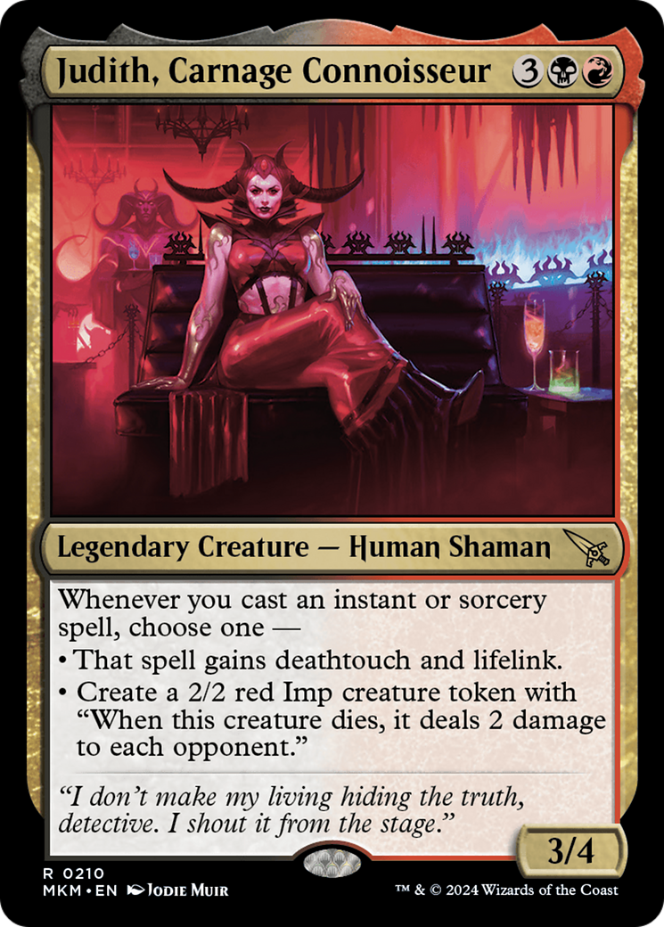 Judith, Carnage Connoisseur Card Image