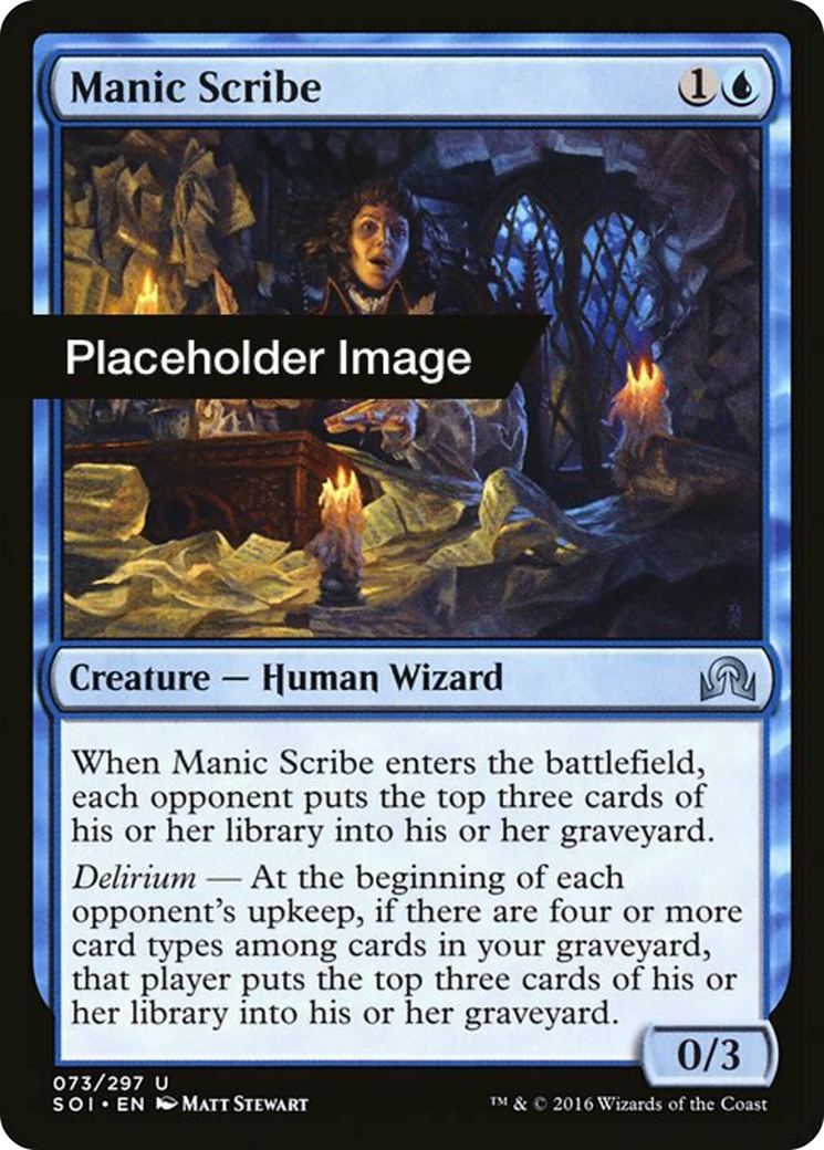 Manic Scribe Card Image