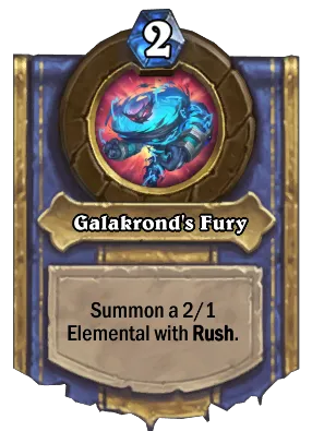 Galakrond's Fury Card Image