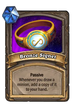 Bronze Signet Card Image