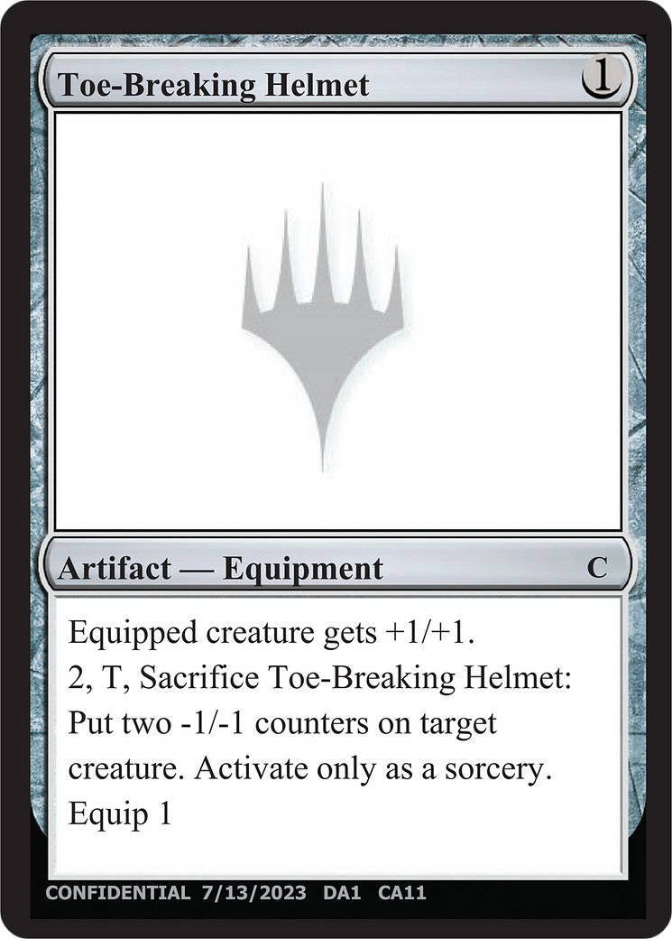 Toe-Breaking Helmet Card Image