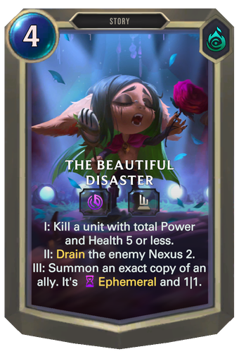 The Beautiful Disaster Card Image