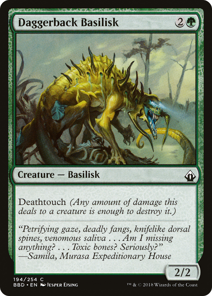 Daggerback Basilisk Card Image