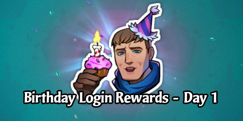 Today's Legends of Runeterra Anniversary Celebration Login Gift is a Garen Emote