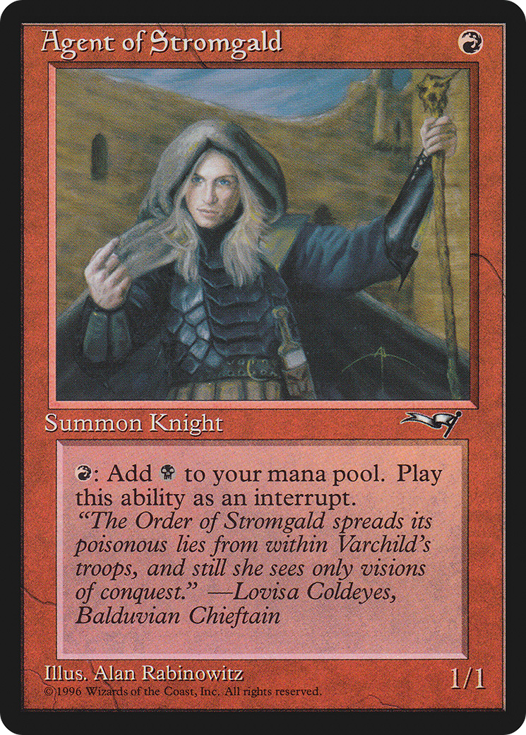 Agent of Stromgald Card Image