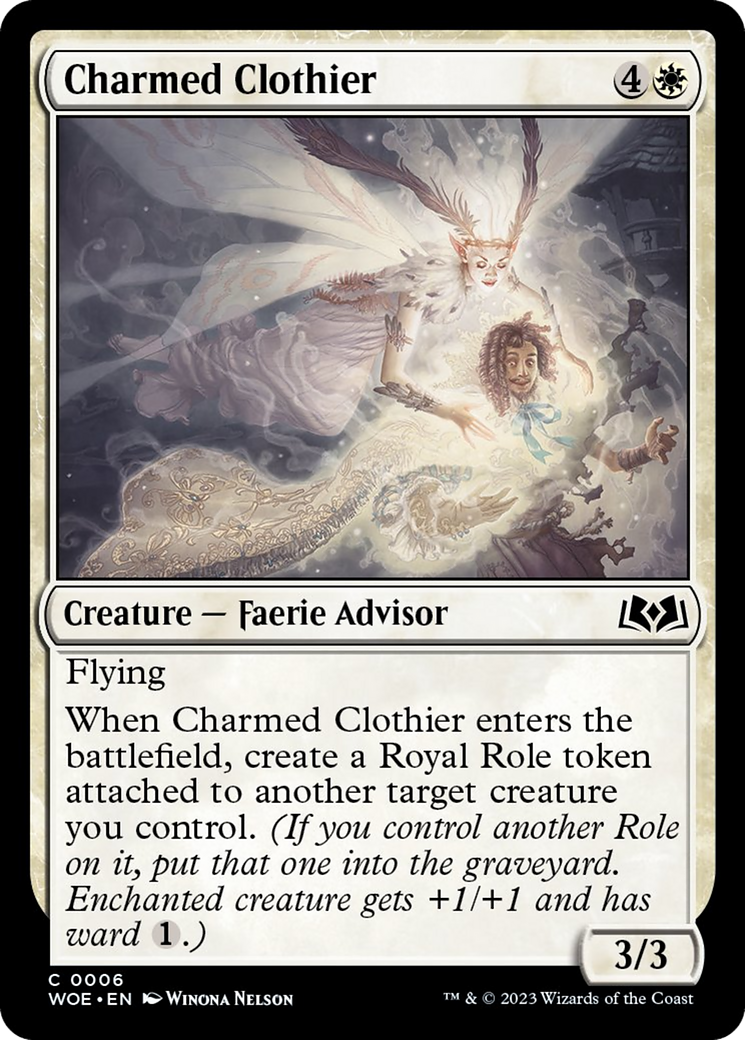 Charmed Clothier Card Image