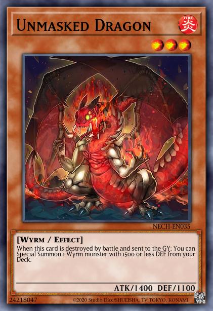 Unmasked Dragon Card Image