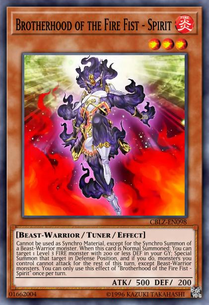 Brotherhood of the Fire Fist - Spirit Card Image