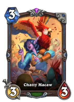 Chatty Macaw Signature Card Image