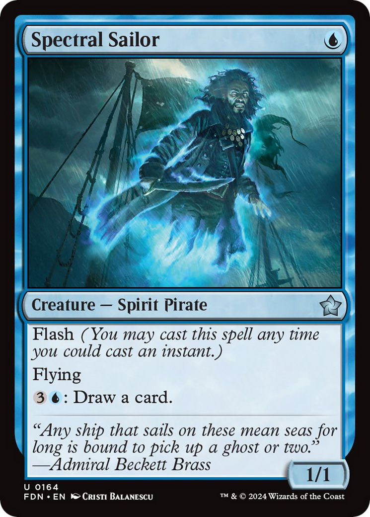 Spectral Sailor Card Image