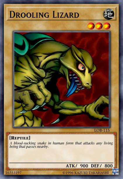 Drooling Lizard Card Image