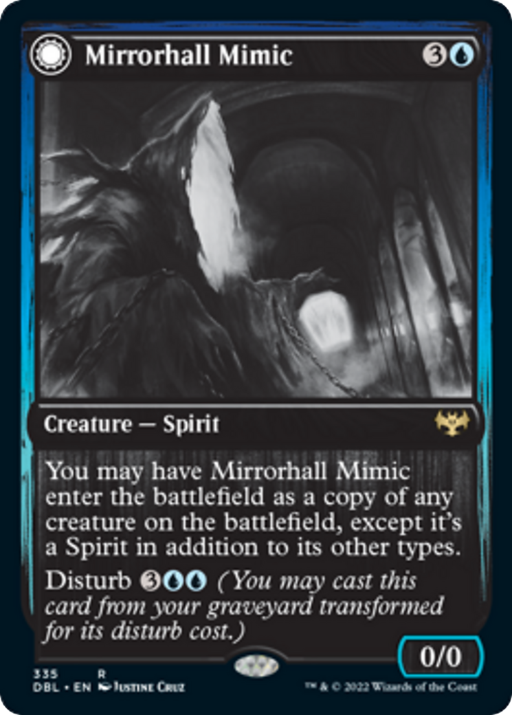 Mirrorhall Mimic // Ghastly Mimicry Card Image