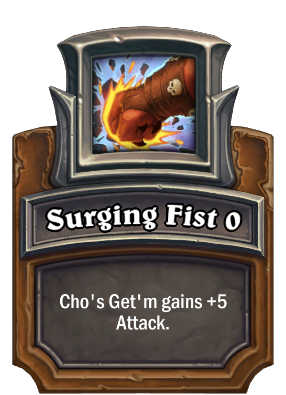 Surging Fist {0} Card Image