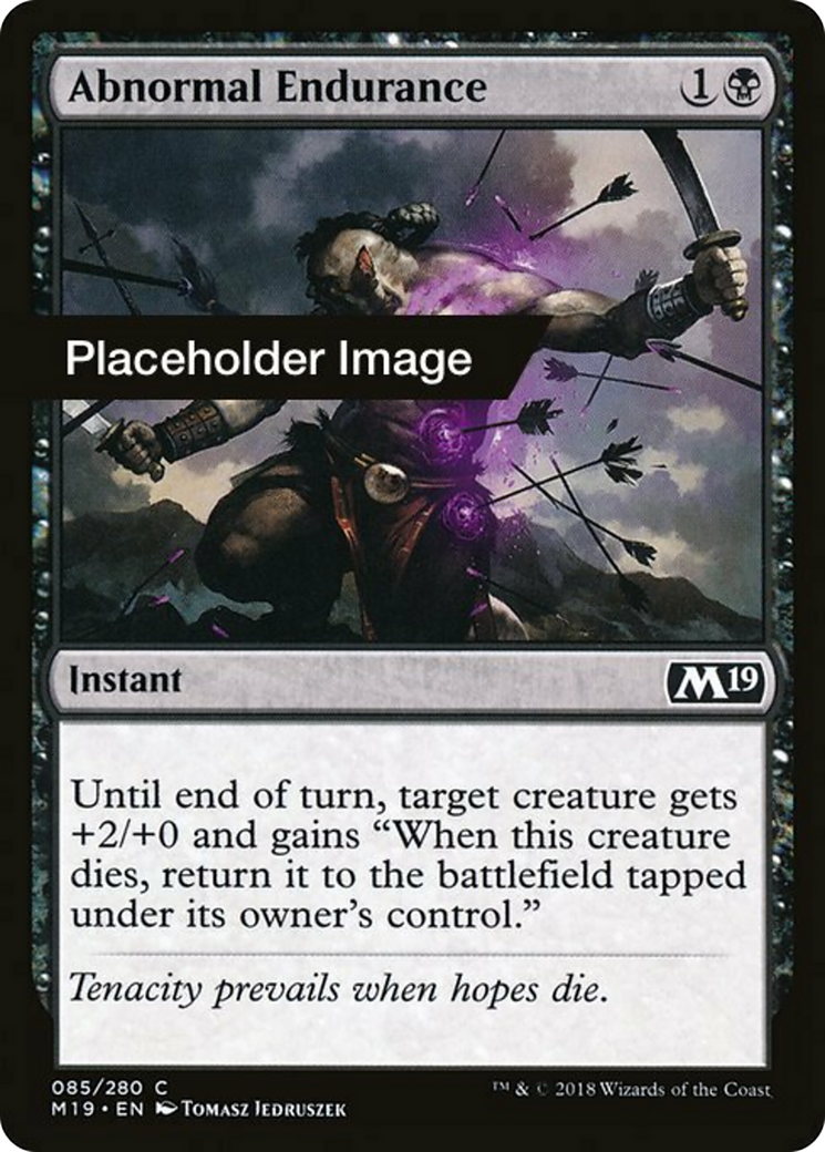 Abnormal Endurance Card Image