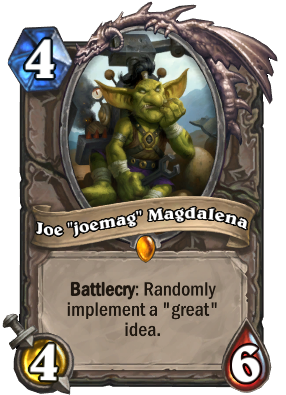 Joe "joemag" Magdalena Card Image