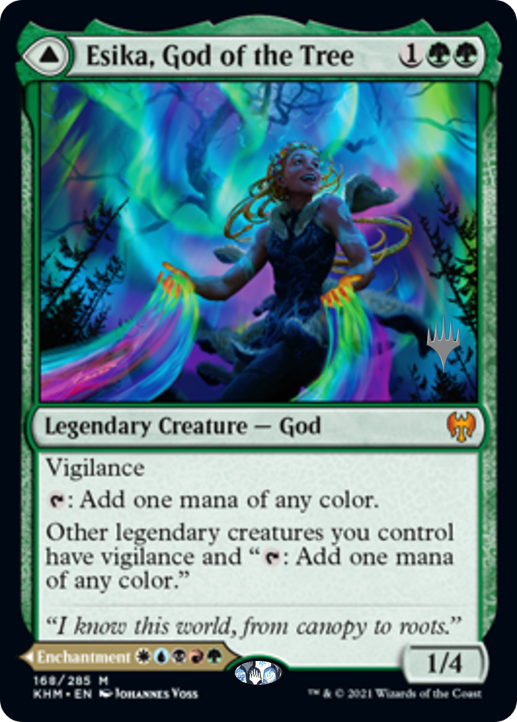 Esika, God of the Tree // The Prismatic Bridge Card Image