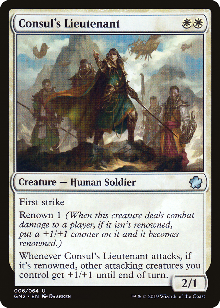 Consul's Lieutenant Card Image