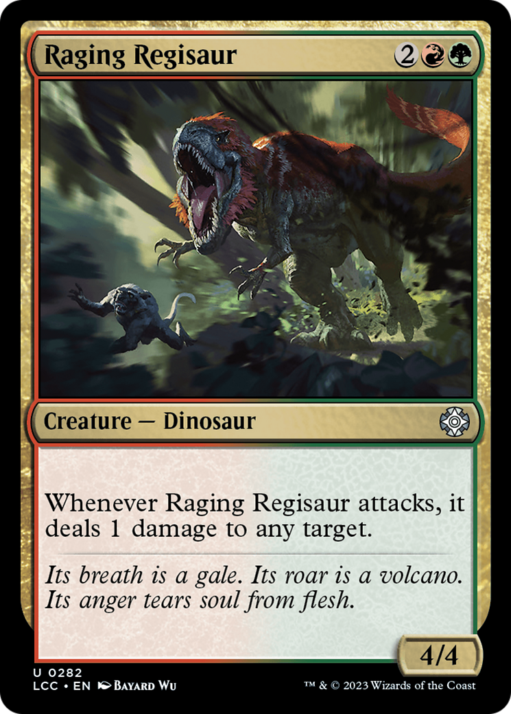 Raging Regisaur Card Image