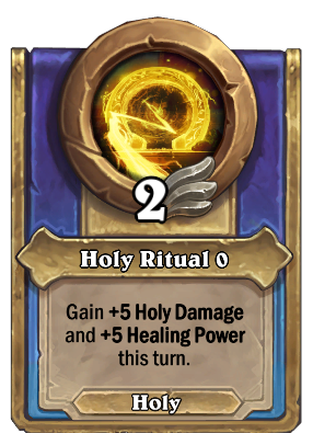 Holy Ritual {0} Card Image