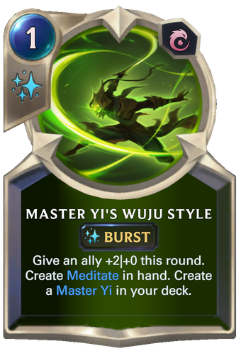 Master Yi's Wuju Style Card Image