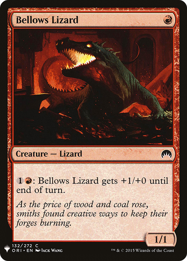 Bellows Lizard Card Image