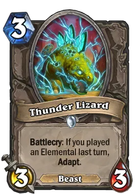 Thunder Lizard Card Image