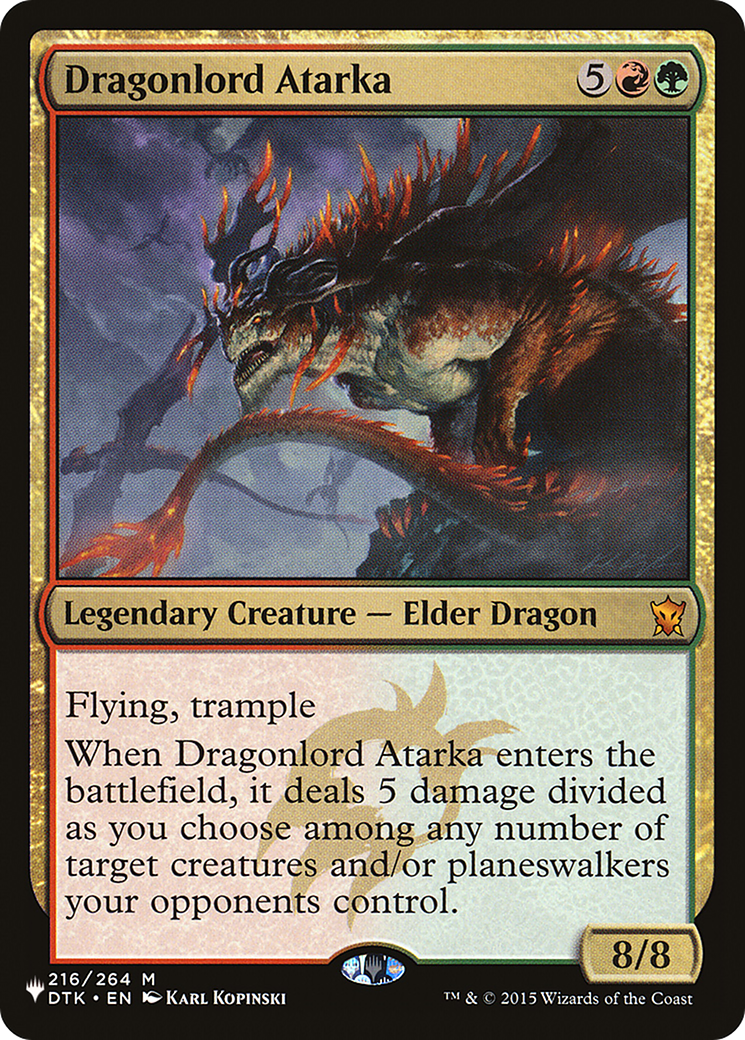 Dragonlord Atarka Card Image