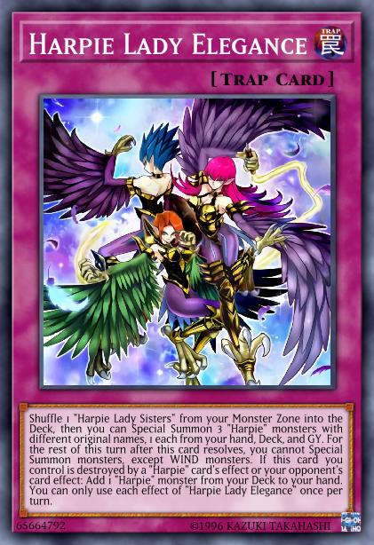 Harpie Lady Elegance Card Image