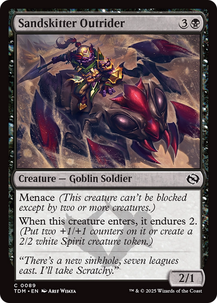 Sandskitter Outrider Card Image
