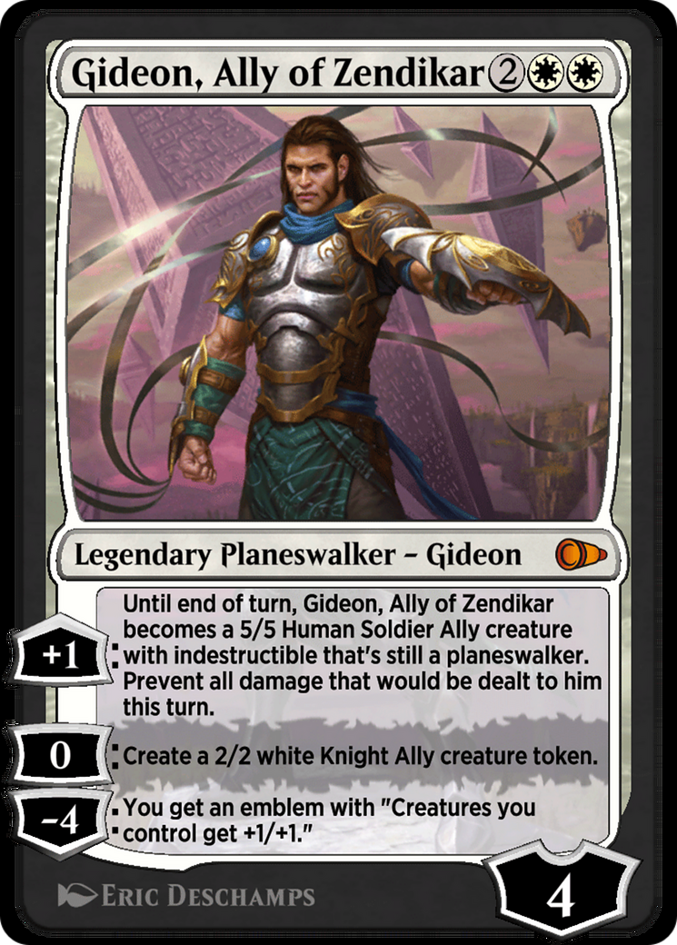 Gideon, Ally of Zendikar Card Image