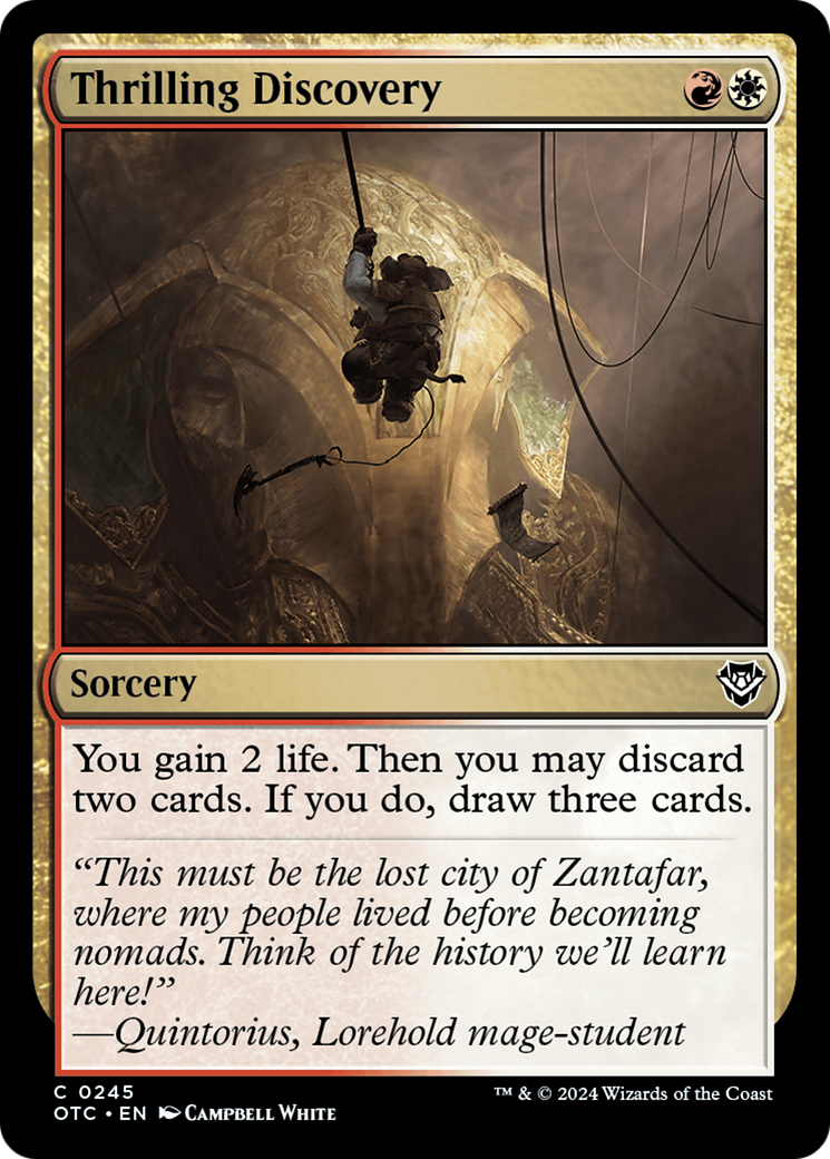 Thrilling Discovery Card Image