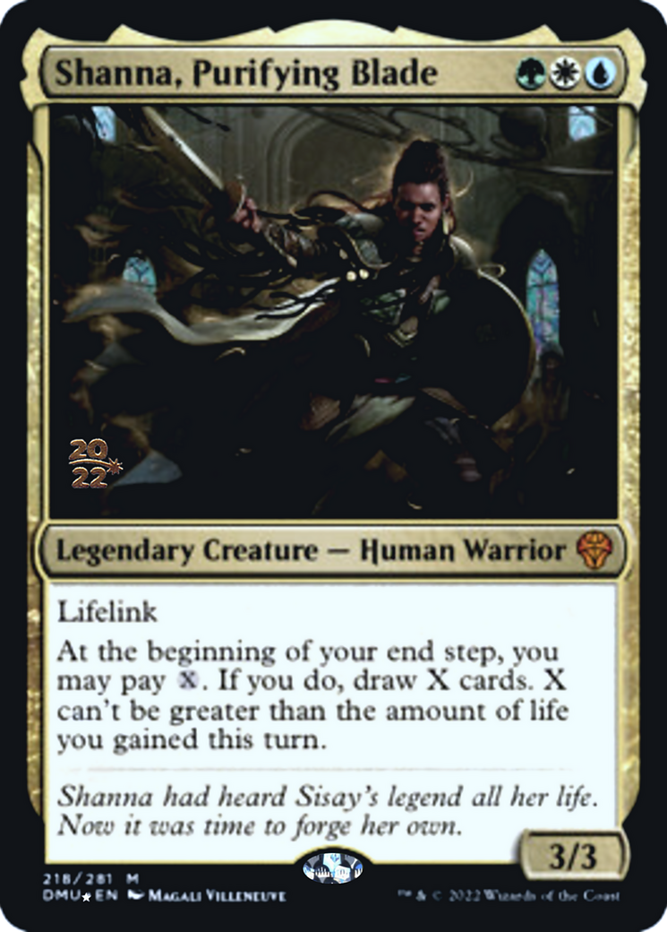 Shanna, Purifying Blade Card Image