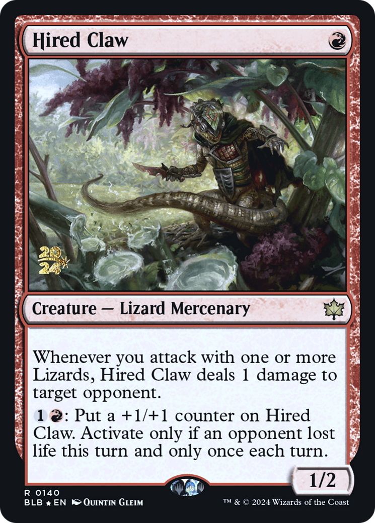 Hired Claw Card Image