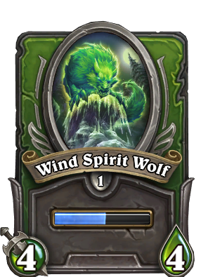 Wind Spirit Wolf Card Image