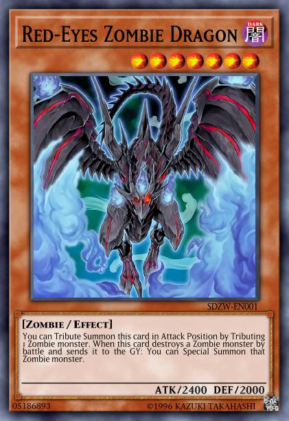 Red-Eyes Zombie Dragon Card Image